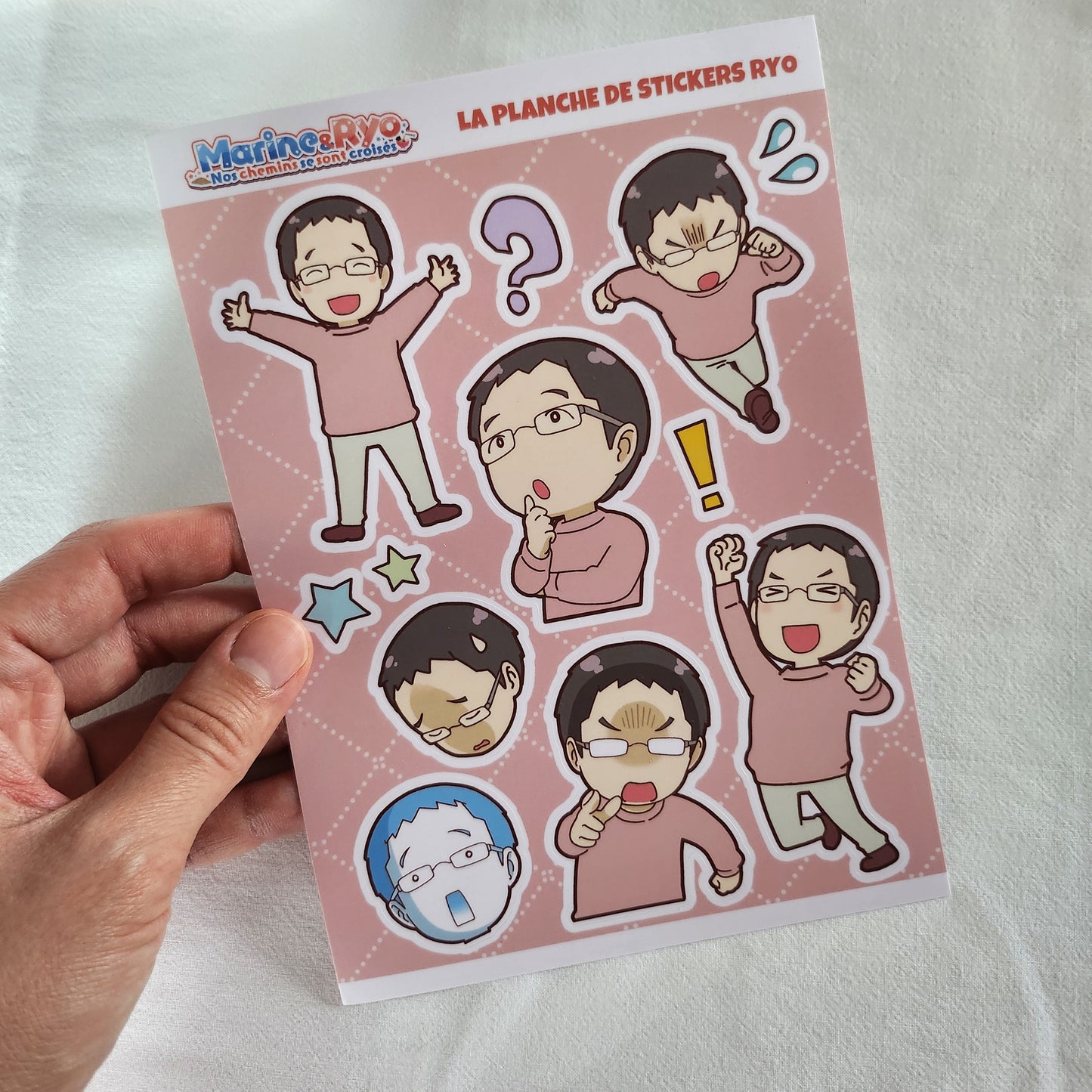 2 planches de stickers