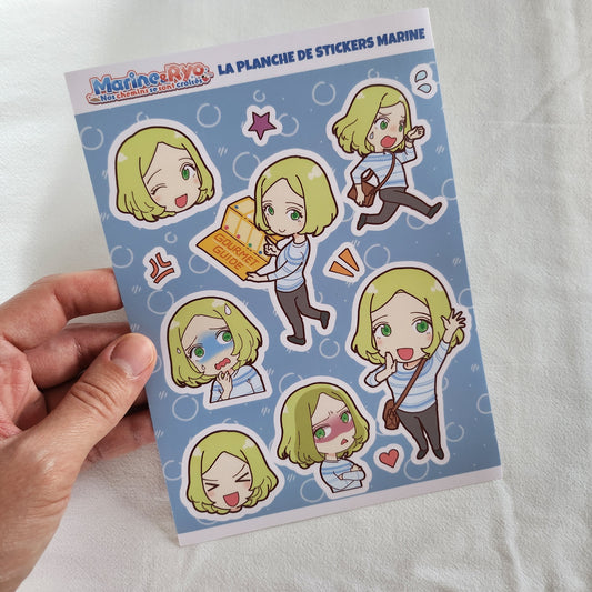 2 planches de stickers