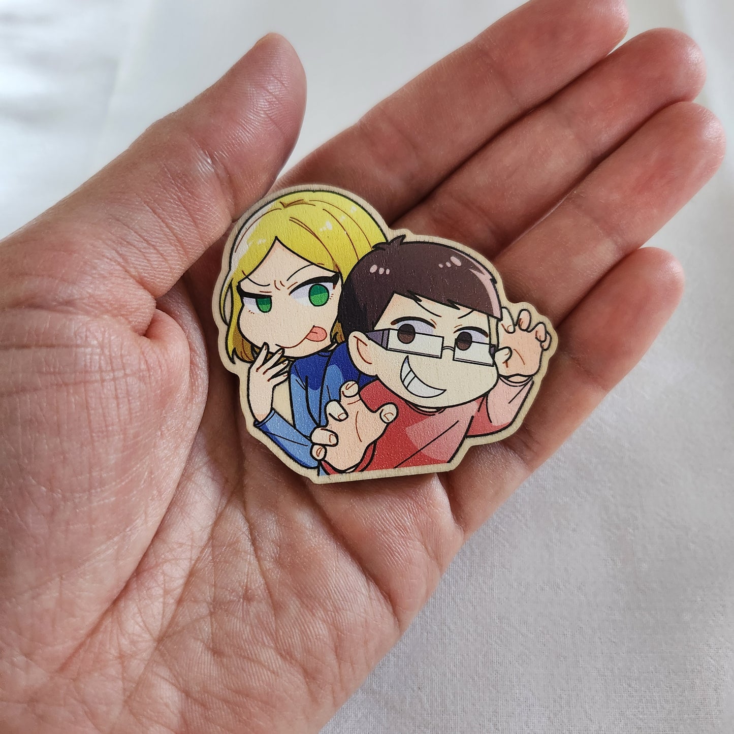 Pin's en bois